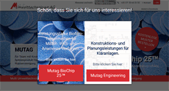 Desktop Screenshot of mutag.de