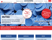 Tablet Screenshot of mutag.de